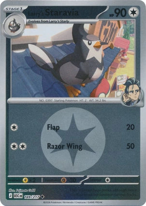 Larry's Staravia 169/217 (ME: Ascended Heroes)  - Energy Holofoil