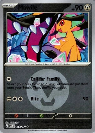 Mawile 144/217 (ME: Ascended Heroes)  - Energy Holofoil
