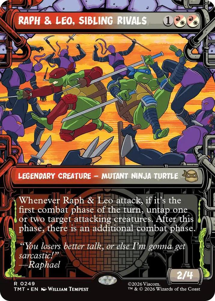 Raph and Leo Sibling Rivals Showcase (Dupe) 249 (Teenage Mutant Ninja Turtles) 