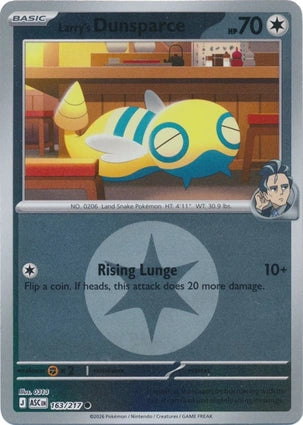 Larry's Dunsparce 163/217 (ME: Ascended Heroes)  - Energy Holofoil
