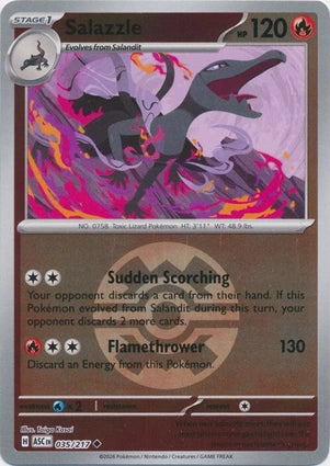 Salazzle 035/217 (ME: Ascended Heroes)  - Quick Ball Holofoil