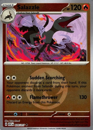 Salazzle 035 217 Energy Symbol Pattern 035/217 (ME: Ascended Heroes)  - Energy Holofoil