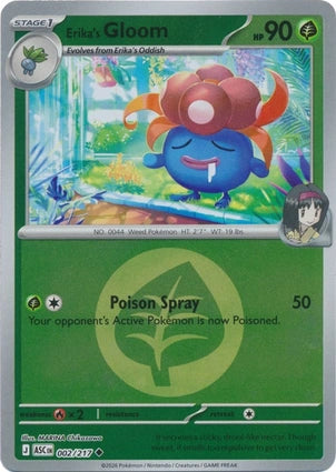 Erika's Gloom 002/217 (ME: Ascended Heroes)  - Energy Holofoil