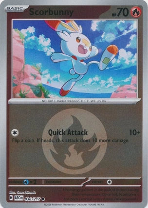 Scorbunny 036/217 (ME: Ascended Heroes)  - Energy Holofoil
