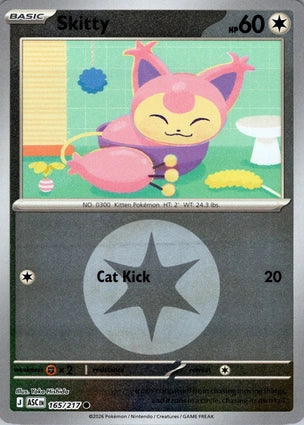 Skitty 165/217 (ME: Ascended Heroes)  - Energy Holofoil