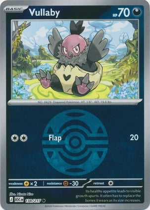 Vullaby 138/217 (ME: Ascended Heroes)  - Dusk Ball Holofoil