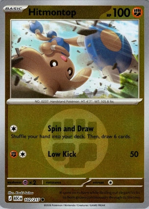 Hitmontop 102/217 (ME: Ascended Heroes)  - Energy Holofoil