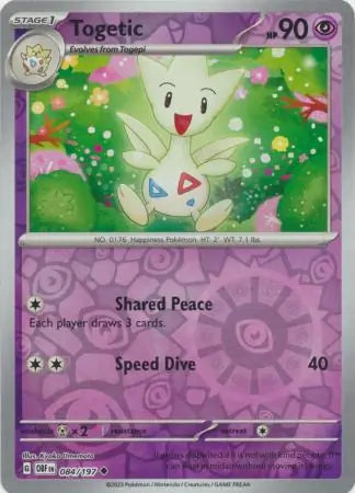 Togetic 084/197 (SV03: Obsidian Flames)  - Reverse Holofoil