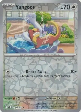 Yungoos 176/197 (SV03: Obsidian Flames)  - Reverse Holofoil