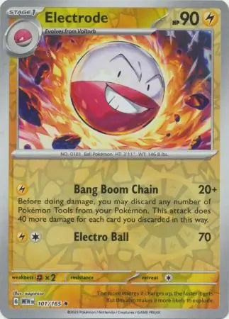 Electrode 101/165 (SV: Scarlet & Violet 151)  - Reverse Holofoil