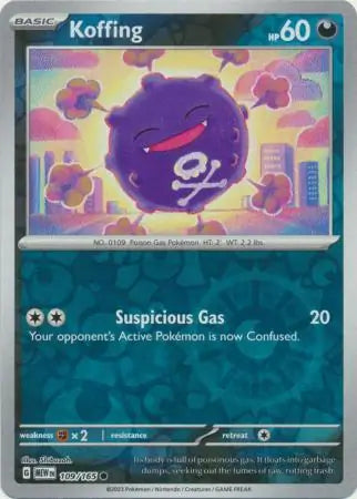 Koffing 109/165 (SV: Scarlet & Violet 151)  - Reverse Holofoil