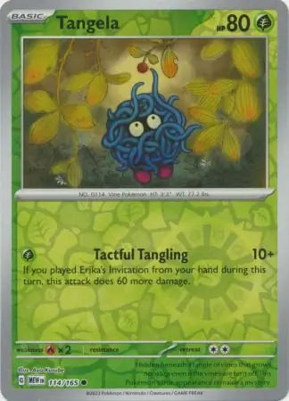 Tangela 114/165 (SV: Scarlet & Violet 151)  - Reverse Holofoil
