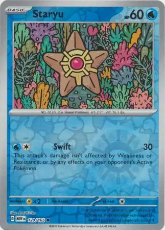Staryu 120/165 (SV: Scarlet & Violet 151)  - Reverse Holofoil
