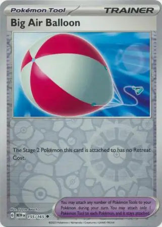 Big Air Balloon 155/165 (SV: Scarlet & Violet 151)  - Reverse Holofoil