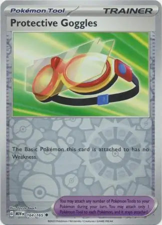 Protective Goggles 164/165 (SV: Scarlet & Violet 151)  - Reverse Holofoil