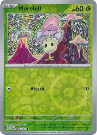 Morelull 008/191 (SV08: Surging Sparks)  - Reverse Holofoil