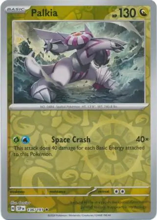 Palkia 136/191 (SV08: Surging Sparks)  - Reverse Holofoil