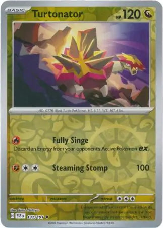 Turtonator 137/191 (SV08: Surging Sparks)  - Reverse Holofoil