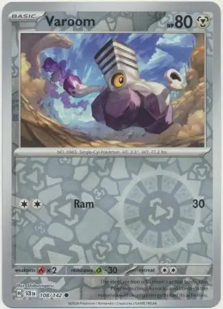 Varoom 108/142 (SV07: Stellar Crown)  - Reverse Holofoil