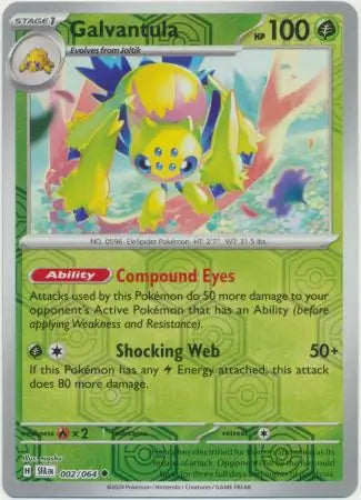Galvantula 002/064 (SV: Shrouded Fable)  - Reverse Holofoil