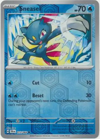 Sneasel 013/064 (SV: Shrouded Fable)  - Reverse Holofoil