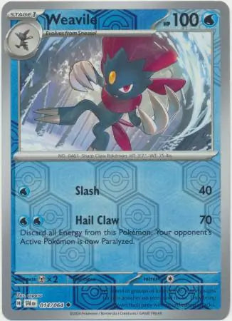 Weavile 014/064 (SV: Shrouded Fable)  - Reverse Holofoil