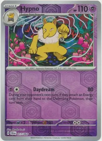 Hypno 017/064 (SV: Shrouded Fable)  - Reverse Holofoil