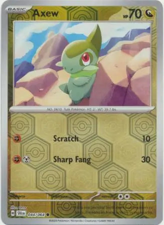 Axew 044/064 (SV: Shrouded Fable)  - Reverse Holofoil