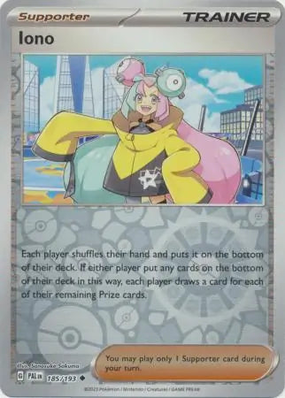 Iono 185/193 (SV02: Paldea Evolved)  - Reverse Holofoil