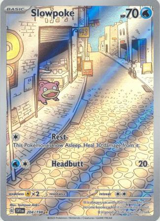 Slowpoke - 204/198 - Illustration Rare - Scarlet & Violet (Base Set)
