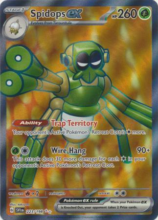 Spidops ex - 223/198 - Full Art Secret Rare
