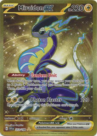 Miraidon ex - 253/198 - Gold Secret Rare - Scarlet & Violet (Base Set)