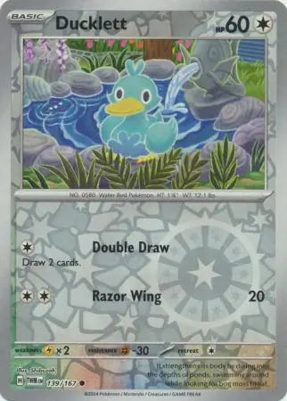Ducklett 139/167 (SV06: Twilight Masquerade)  - Reverse Holofoil