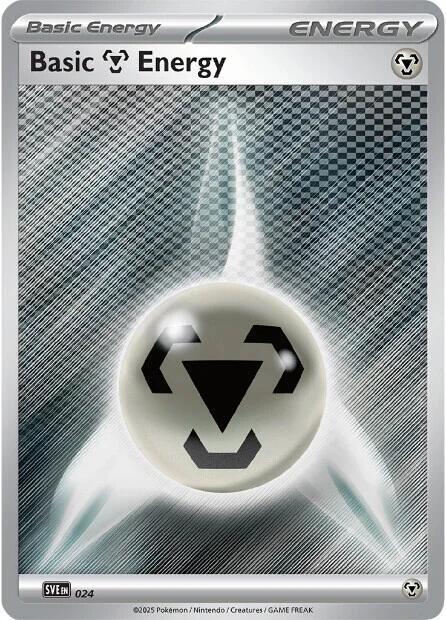 Basic Metal Energy 024 (SVE: Scarlet & Violet Energies)  - Reverse Holofoil