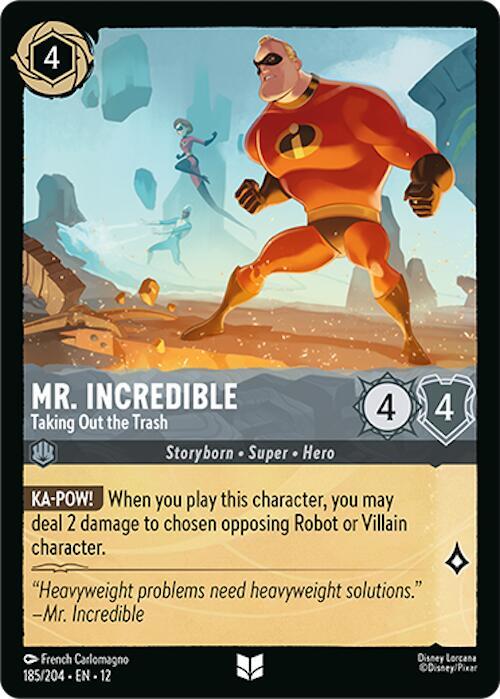 Mr. Incredible, Taking Out the Trash 185/204 (Wilds Unknown) 