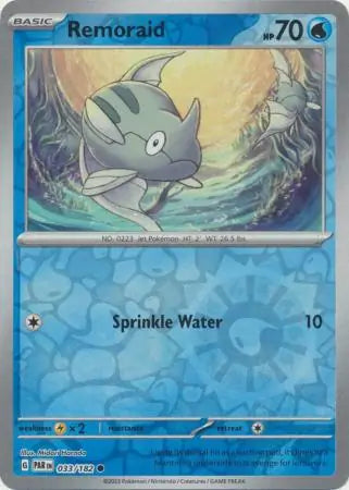 Remoraid 033/182 (SV04: Paradox Rift)  - Reverse Holofoil
