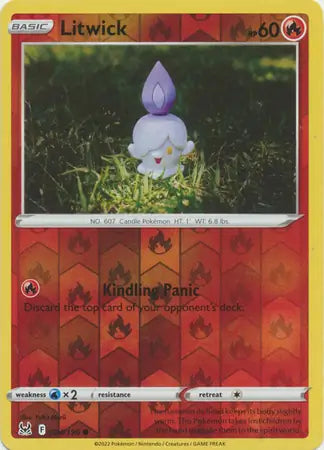 Litwick 024/196 (SWSH11: Lost Origin)  - Reverse Holofoil
