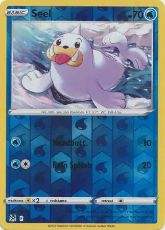 Seel 033/196 (SWSH11: Lost Origin)  - Reverse Holofoil