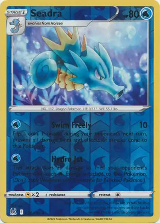 Seadra 036/196 (SWSH11: Lost Origin)  - Reverse Holofoil