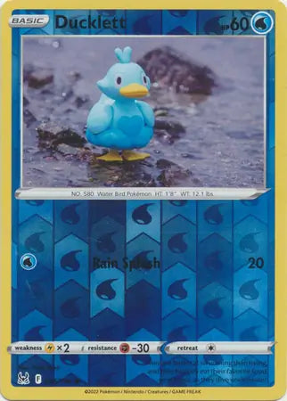 Ducklett 046/196 (SWSH11: Lost Origin)  - Reverse Holofoil