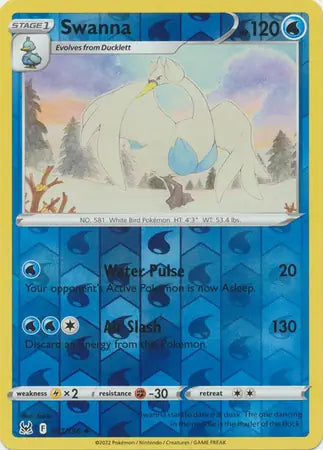 Swanna 047/196 (SWSH11: Lost Origin)  - Reverse Holofoil