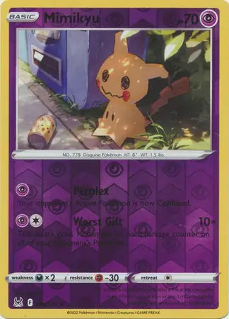 Mimikyu 080/196 (SWSH11: Lost Origin)  - Reverse Holofoil