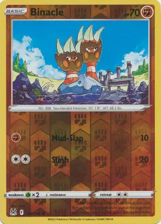 Binacle 106/196 (SWSH11: Lost Origin)  - Reverse Holofoil