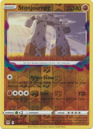 Stonjourner 111/196 (SWSH11: Lost Origin)  - Reverse Holofoil