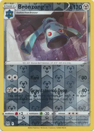 Bronzong 126/196 (SWSH11: Lost Origin)  - Reverse Holofoil