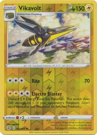 Vikavolt 101/264 (SWSH08: Fusion Strike)  - Reverse Holofoil