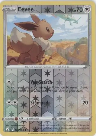 Eevee 125/203 (SWSH07: Evolving Skies)  - Reverse Holofoil
