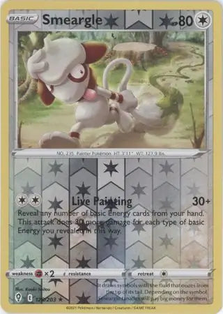 Smeargle 128/203 (SWSH07: Evolving Skies)  - Reverse Holofoil