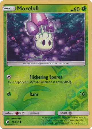 Morelull 16/149 (SM Base Set)  - Reverse Holofoil