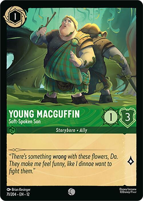 Young MacGuffin, Soft Spoken Son 71/204 (Wilds Unknown)  - Cold Foil
